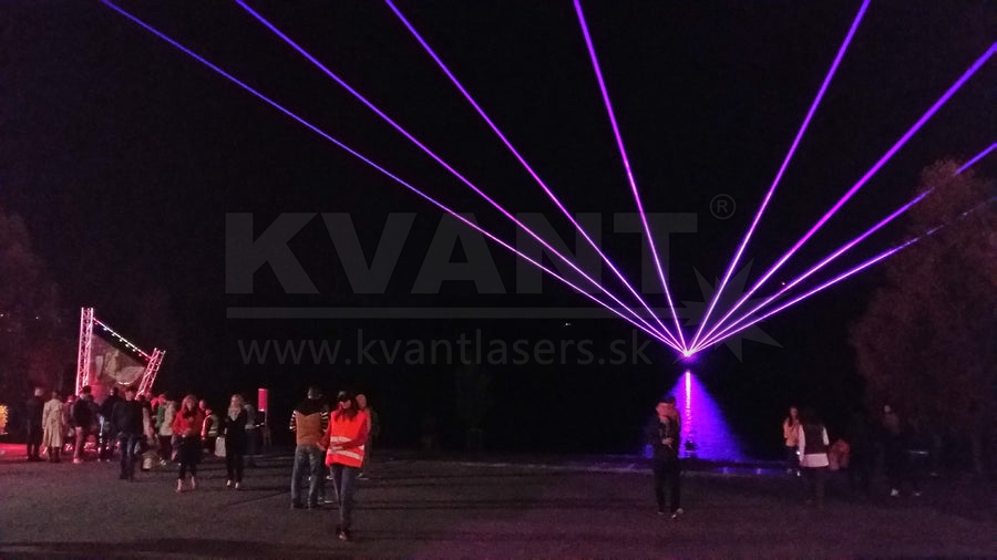 outdoor event 96W magenta laser harph (2)
